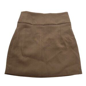 Wander Doll Mini Skirt in Taupe